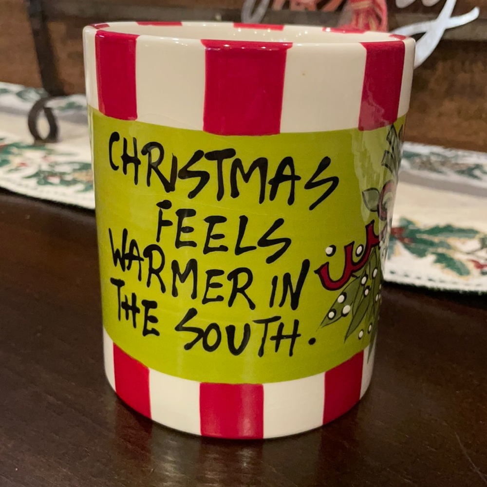 Magnolia Lane, Cabells designed Christmas mug